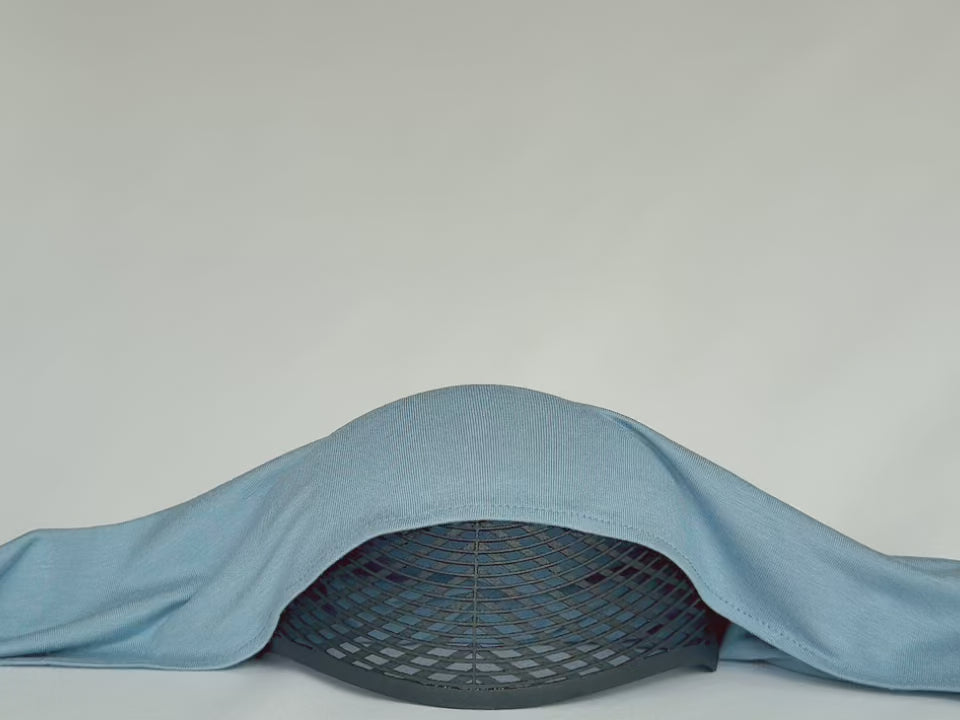 Premium Jersey Hijab in baby blau mit dem Bonbana Undercap #farbe_blau